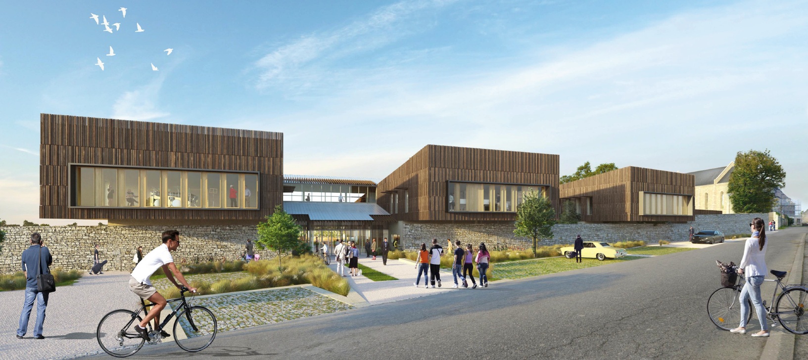 Projection 3D du nouveau bâtiment